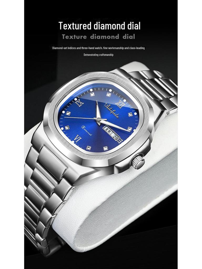 Мужские кварцевые часы Elifida Nautilus с застежкой-бабочкой