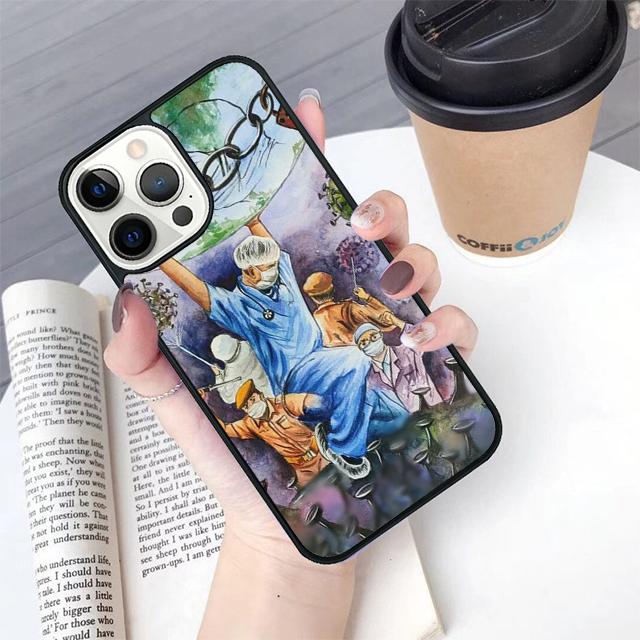 Мультяшный чехол для телефона с изображением врача и медсестры Для iPhone 17 Air 16 15 14 Plus 11 12 13 Pro Max coque