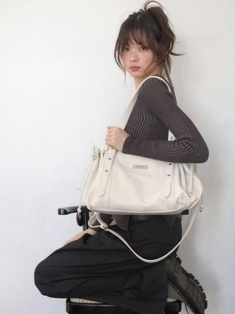 Ason Корейская Нишевая Осенне-Зимняя Женская Сумка Кроссбоди в Форме Пельменя