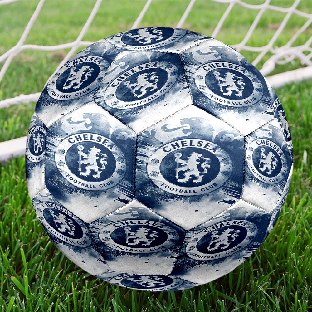 Футбольный мяч Chelsea F.C. Размер 5, Стандартный мяч для матчей, спортивных игр и тренировок команды, Идеальный подарок для фанатов футбола