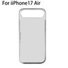 Тонкий прозрачный противоударный чехол для задней панели телефона для IPhone17/17 Air/17 ProMax/17 Pro Гибкие TPU ударопрочные чехлы для телефона
