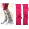 Fashion Kids Girls Bowknot Pompom Knit Leg Warmers Boot Socks Cuffs Toppers Gifts Boots Women Socks Set