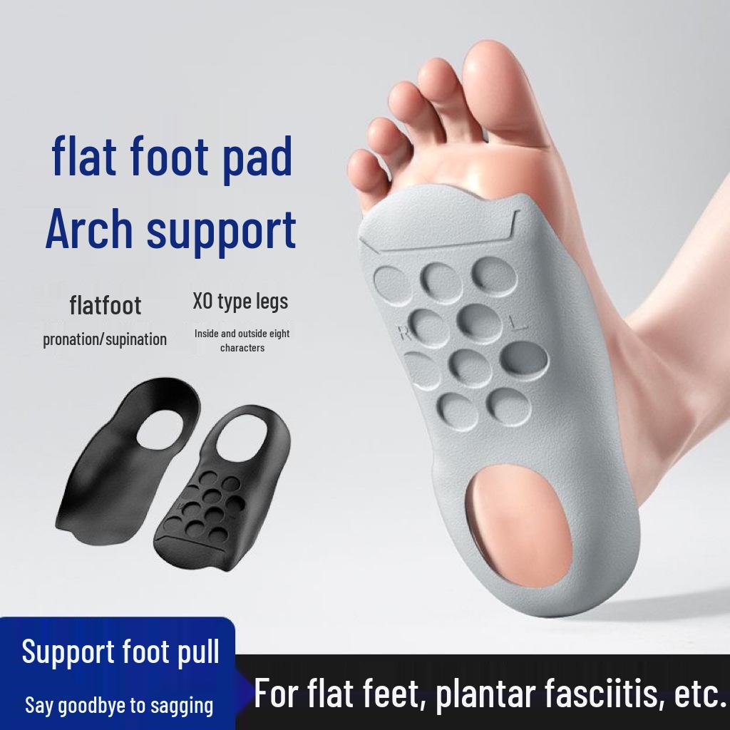 Стельки с поддержкой свода стопы для плоскостопия, пяточные подкладки и коррекция X-образных ног