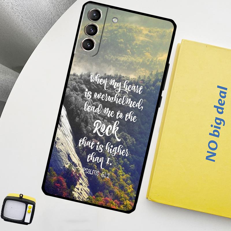 Христианские Псалмы Чехол для Телефона Для Samsung Galaxy S25 S26 Ultra S20 S21 S22 S23 Plus S24 Ultra S10 S25 FE Чехол