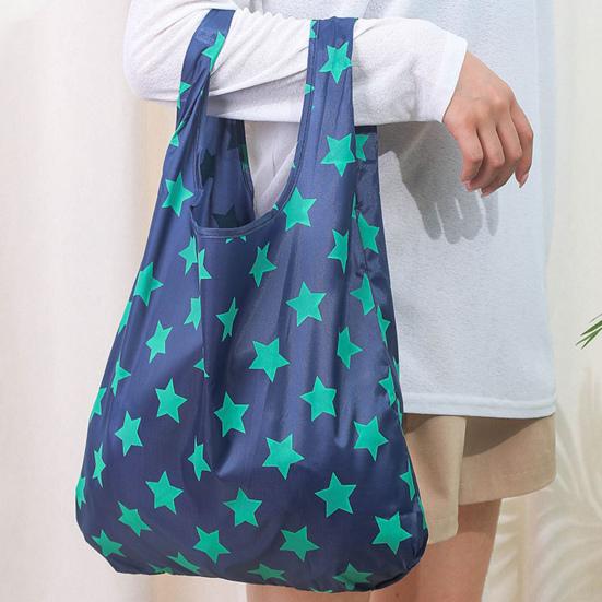 Сумка для покупок. Легко носить с собой. Многоразовая износостойкая портативная складная сумка для покупок на открытом воздухе. Ежедневное использование.