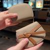 Мини-кошелек для карт с несколькими отделениями для карт, кожаная сумка на молнии, женский модный кошелек для монет, маленькая сумка для карт, чехол для хранения