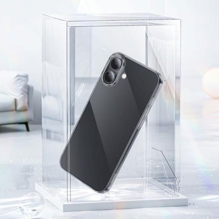 Coque de protection - BOOLING - pour iPhone 16 Plus - Souple - Antichoc - Transparent