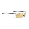 Rudy Project RYDON SLIM Sports White Sunglasses, Gloss/Multi-Laser Gold, SP545769-0000