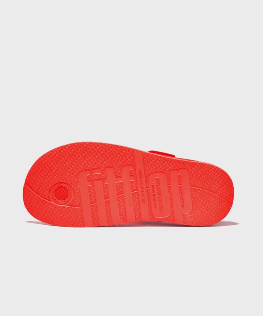 Шлепанцы Fitflop Eye Cushion с пряжкой Неоново-оранжевые