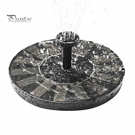 Практичный, простой в установке, черный фонтан на солнечной энергии, садовый пруд с рыбой, плавающий фонтан, украшение для птичьей ванны