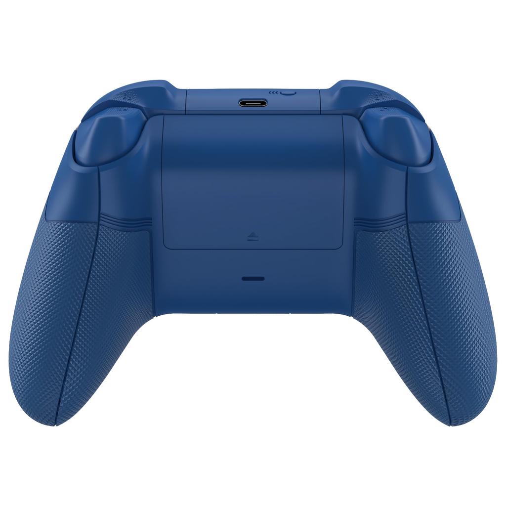 Комплект кнопок eXtremeRate ASR Circle Ring Full Shell совместим с Xbox Core, имеет мягкую резиновую рукоятку с 3D ромбовидным узором и низ и является