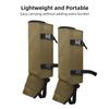 Snake Gaiters for Hiking Lightweight and Breathable Snake Proof Leg Sleeves Adjustable Snake Bite