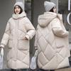 Women Winter Parkas Long Jacket Zipper Loose Puffer Parka Waterproof Outwear Hooded Warm Cotton Snow Wear Coat