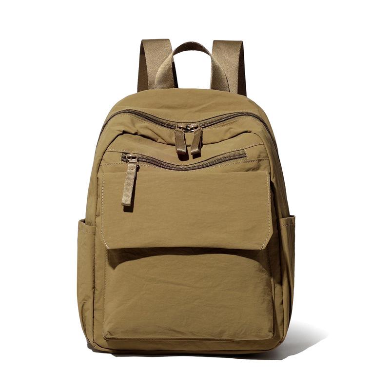 Мужской многофункциональный рюкзак, женская однотонная сумка через плечо, нейлоновый школьный ранец