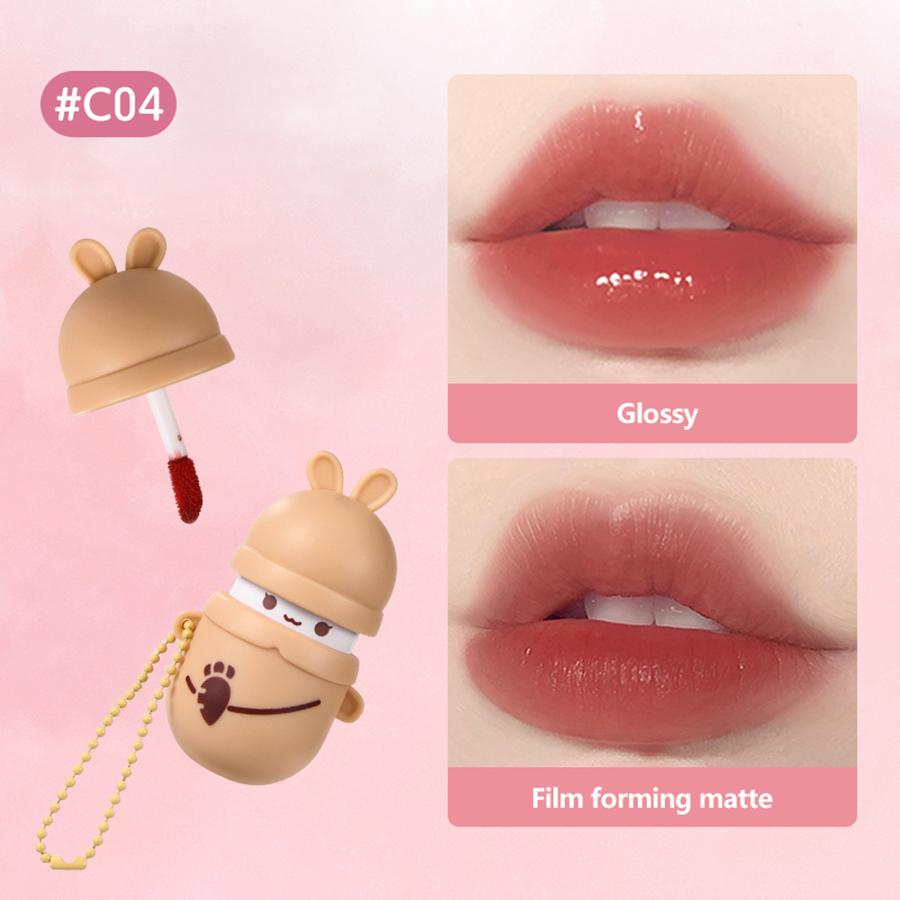 Легкая антипригарная чашка с водяным туманом Liptint Glaze Верхняя пленка для губ и матовая жидкая помада для макияжа