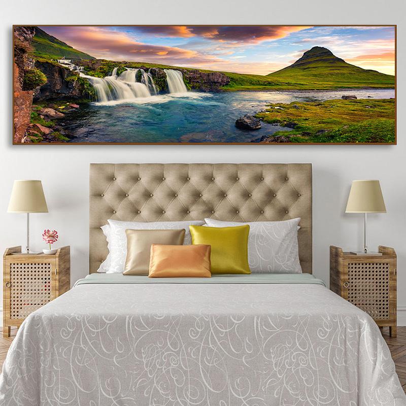 Картины с природными пейзажами, снегом, горами, озерами, плакатами и принтами, настенные художественные изображения, современная спальня, гостиная, домашний декор