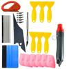 Car Wrapping Tools Kit Scraper Film Kits Felt Squeegee Hard Scraper Cutter Wrap Tool Window Tinting Tools Car Accessories
