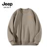 Мужская и парная свободная вязаная толстовка JEEP SPIRIT с круглым вырезом