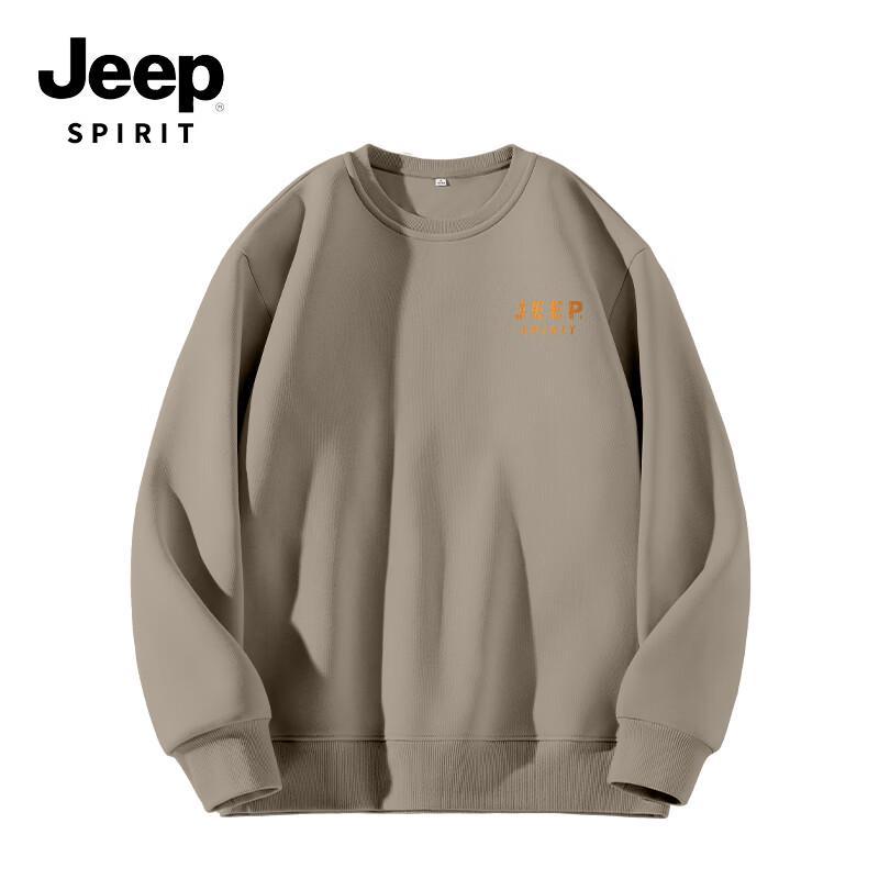 Мужская и парная свободная вязаная толстовка JEEP SPIRIT с круглым вырезом