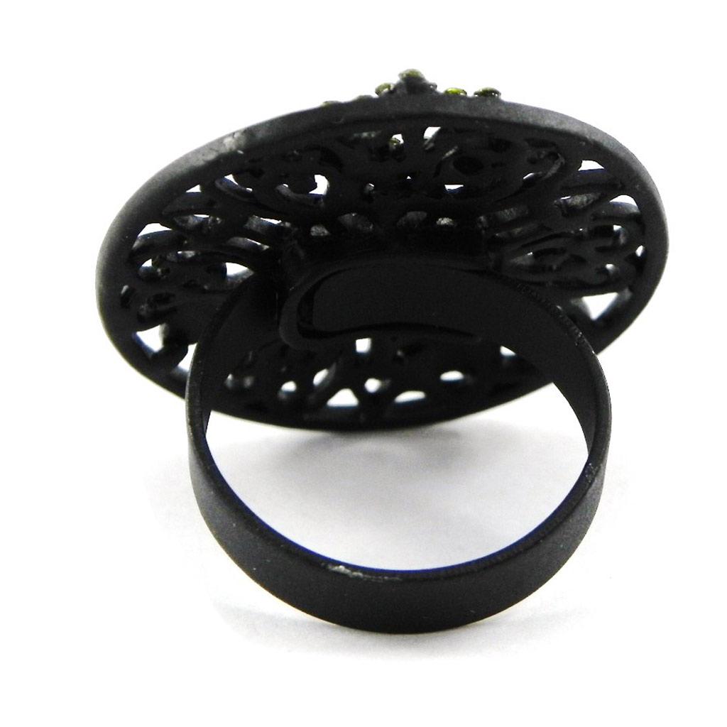 NOA [H8756] - Дизайнерское кольцо «Кармен» фиолетово-зеленый