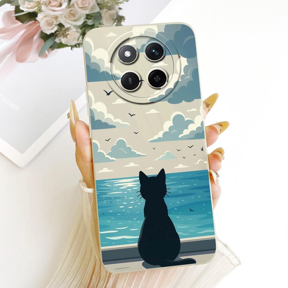 For Honor Magic7 Lite Case HonorX9C Cute Rabbit Cartoon Painted Cover Soft TPU Phone Case For Honor X9C Smart Magic 7 Lite Shell