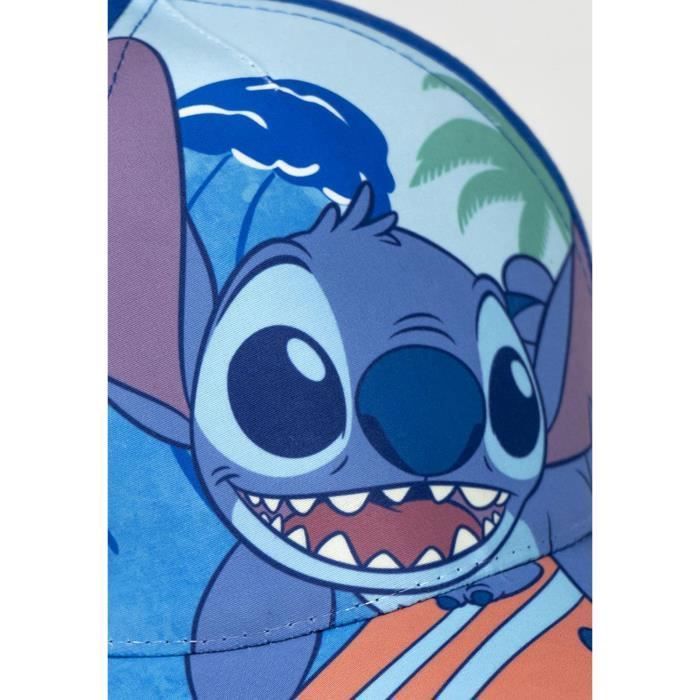 Casquette Enfants - DISNEY - Stitch - Bleu - Été - Décontractée