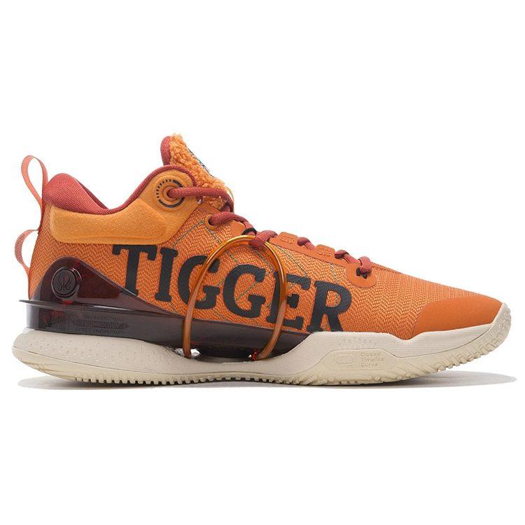 Disney x Li Ning Speed 8 Premium Тигр Нескользящие Износостойкие Низкие Баскетбольные Кроссовки Мужские Jams Оранжевый ABAS005-2