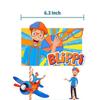 Blippi Birthday Party Supplies Paper Cups Plates Banner Straw Kids Balloon Decor