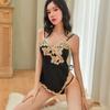 Сексуальная внутренняя шелковая пижама летняя пижама с подвязками V-образный вырез сексуальные короткие юбки тонкая домашняя одежда соблазнительный костюм
