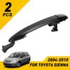 2pcs Car Door Handle Rear Left Right Sliding For Toyota Sienna Sienna 2004 2005 2006 2007 2008 2009 2010 6921308020