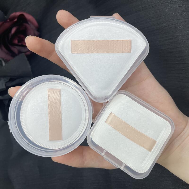 20pcs Soft Thick Powder Puff Powder Liquid Cosmetics Puff Makeup Puffs Wet Dry Use Concealer Foundation Sponge Cushions Tool