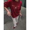 New Printed T-Shirt Fashion Wind New Fashion Casual Loose Print Letter Short Sleeve T-shirt Top