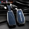 Для чехла-брелока Changan Unik Cs35Plus Cs55 Plus Cs75 Plus Oshan X7 X5 Сумка для автомобильного ключа Кожа козы Цинковый сплав Кожаная защитная C