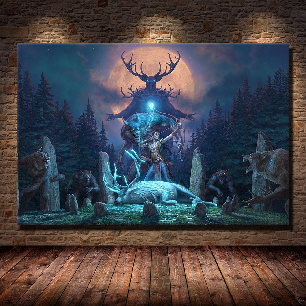 No Framed HELLRAISER Japanese Horror Movie Mural Posters Home Decoration Canvas Paintings Wall Art Pictures for Kids Room Decor