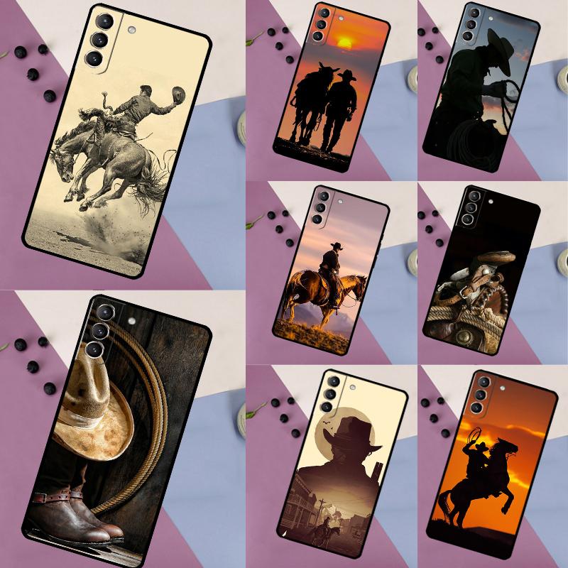 Чехол Cowboy для Samsung Galaxy S24 S23 S22 Ultra S20 S21 FE S8 S9 S10 Plus Note 10 20 Ultra
