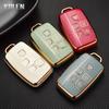 Plating TPU Car Key Case Shell Cover Fob for Land Rover Range Rover Evoque Sport Freelander Discovery Velar for Jaguar XE XF XJ