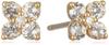 Earrings K10 Yellow Gold Basic White Topaz AJVA2360 TH [Official] [Vendome Aoyama]