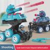 6-Wheel Climbing Inertia Tank Toy: Shell Launching Collision-Resistant Car for Kids