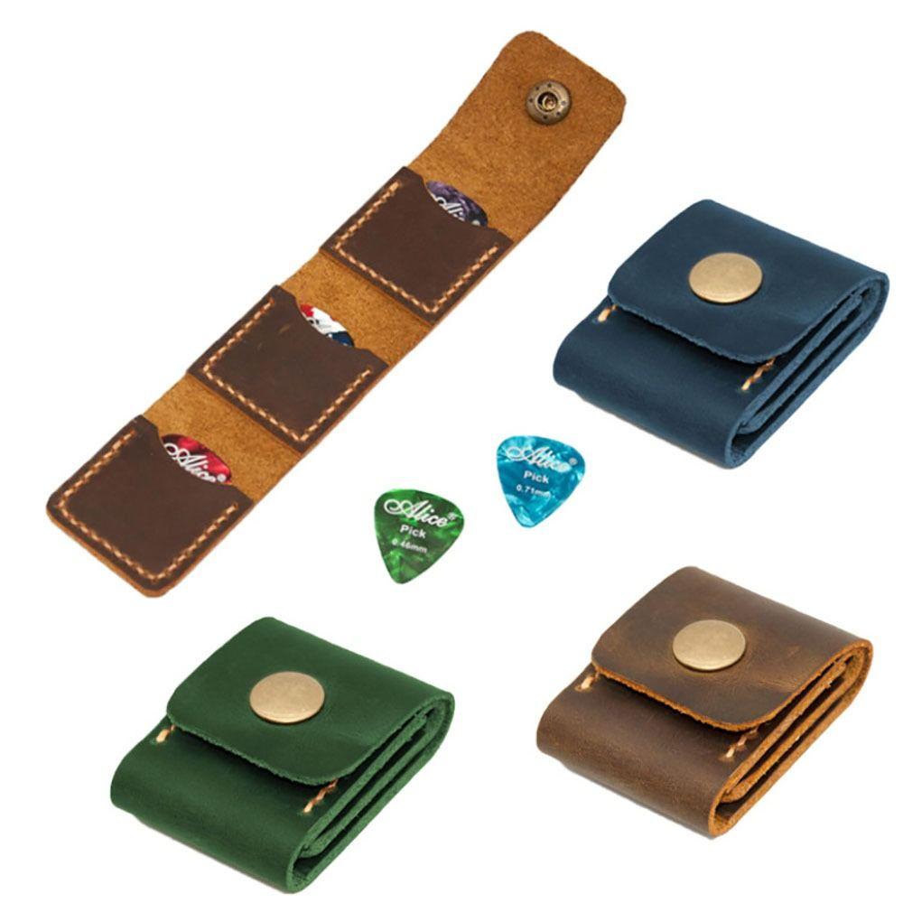 Waterproof Guitar Picks Holder PU Leather Guitar Picks Case High-quality Guitar Picks Organizer