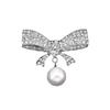 Элегантная брошь-бабочка с жемчугом: Универсальная булавка откровенного вида для женской модной одежды