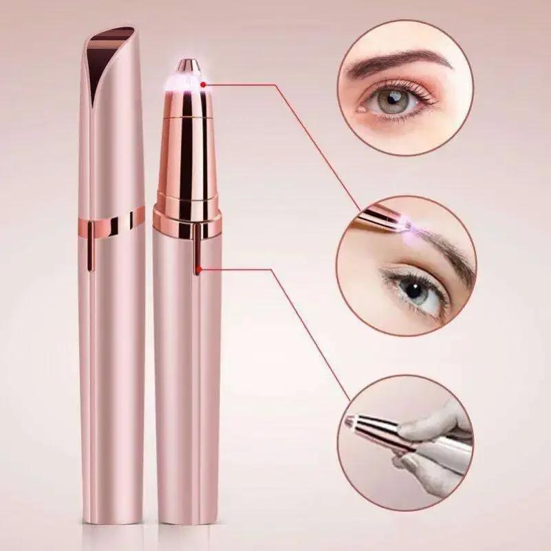 Automatic Electric Eyebrow Trimmer Pen Ladies' Shaver Automatic Razor Epilator Beauty Hair Removal Trimmer