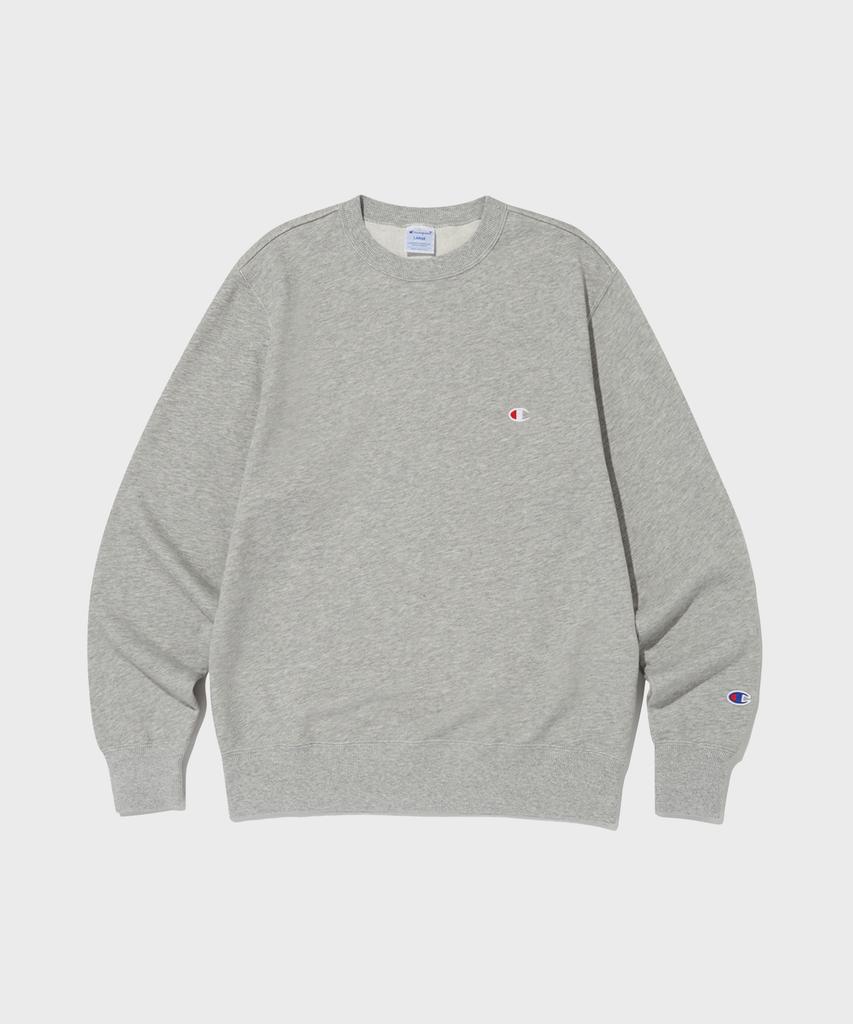 CHAMPION C-Logo Crewneck Sweatshirt Normal Grey