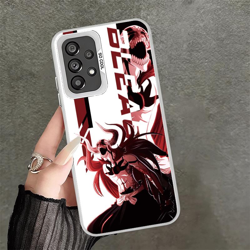 Мягкий чехол для телефона с дизайном из аниме Bleach для Samsung A17 A16 A15 A14 A13 A57 A56 A55 A54 A53 A37 A36 A35 A34 A33 A26 A25 A24 A23 A52