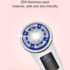 Household Beauty Device, Ion Vibration Massage Device, Facial Microcurrent Pulse Cold and Hot Color Light Introduction Device