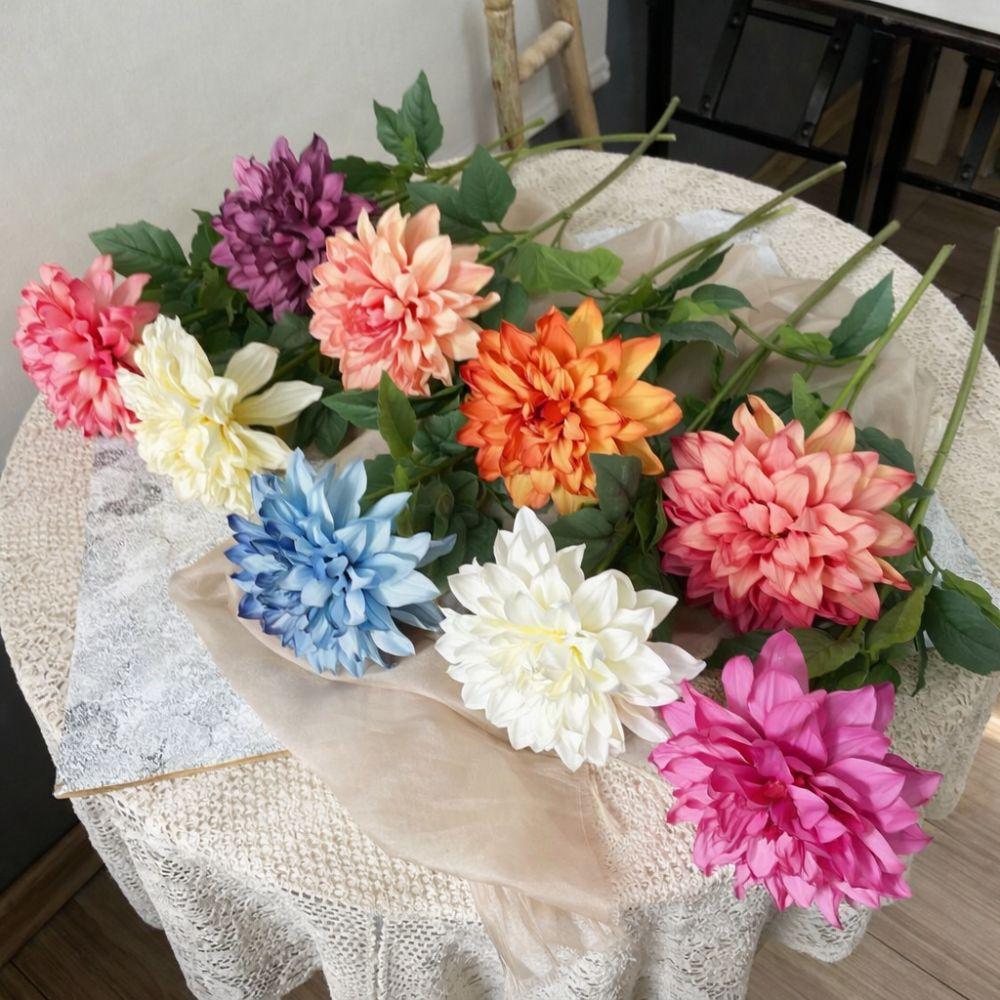 64cm Length Fake False Flowers Festival Party Supplies Bridal Bouquet  Wedding Party Decortion