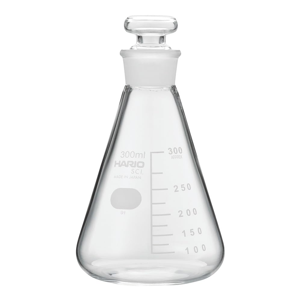 HARIO Stoppered Erlenmeyer Flask 300ml (TS27) TSF-300-SCI