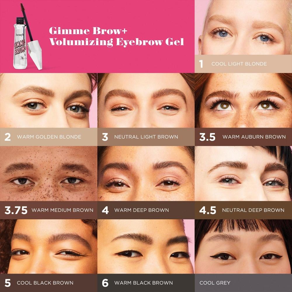 Benefit Cosmetics Gimme Brow+ Тональный гель для объема бровей 0,1 унции