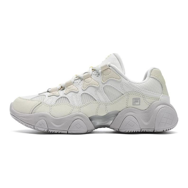 Fila Износостойкие, дышащие, легкие низкие повседневные кроссовки женские Облачно-белые F12W532150FBC