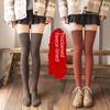Thick Fleece-Lined Over-the-Knee Socks Women's Terry Warm Autumn Winter Korean Style Thigh High Mid-Calf Stockings