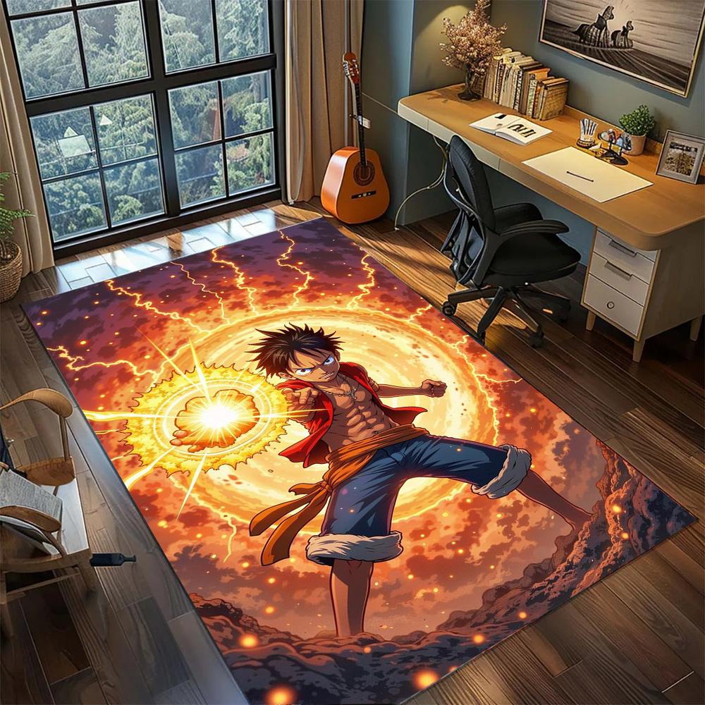 One Piece!Rug Carpet Large Area Rug Non Slip Washable Floor Mat Gamer Room Bedroom Home Decor